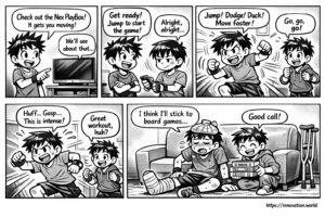 Jump, Dodge, Repeat: Living Room Olympics