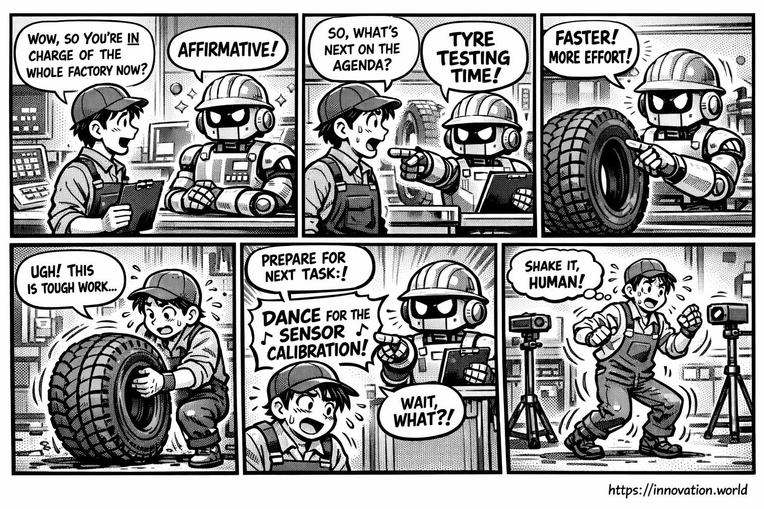Robot foreman calls the shots