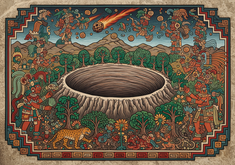 Ancient impact in maya imagery