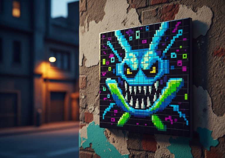 Digital threats in urban art
