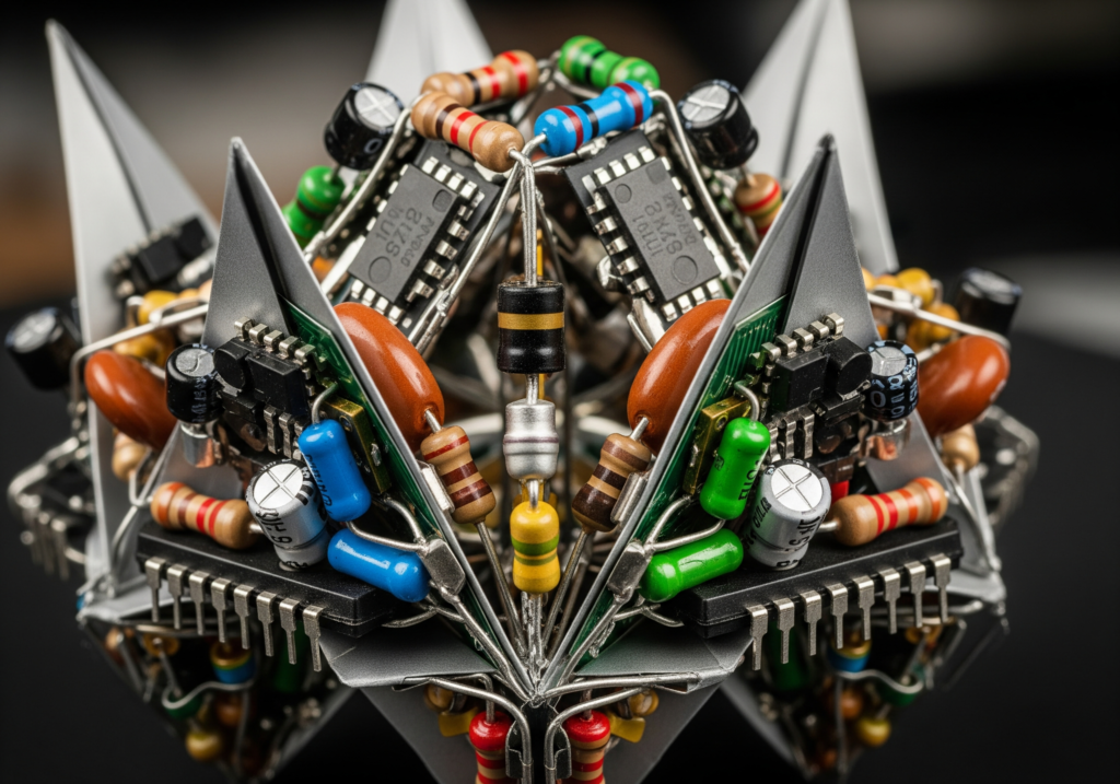 Electronics Reimagined in Origami Form
