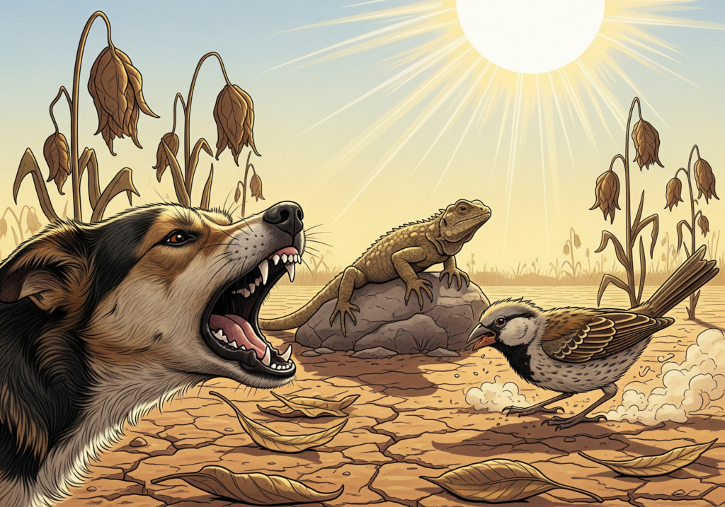 Heat-Induced Animal Behavior