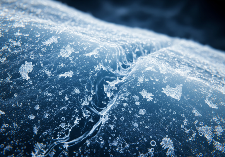 Microscopic Melting of Glaciers