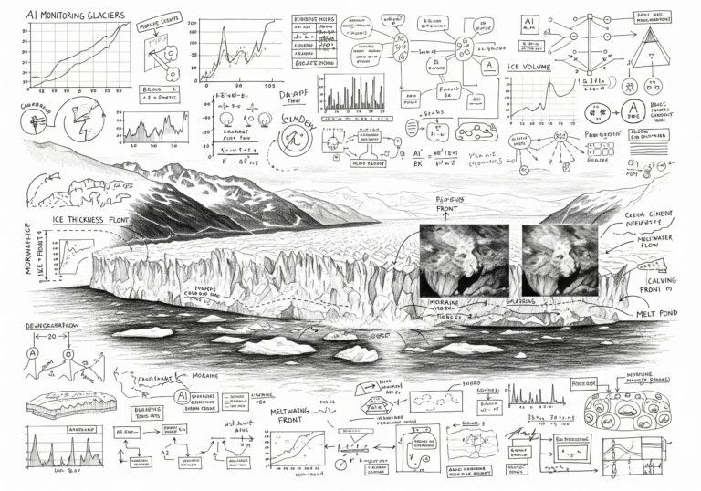 Monitoring Glacial Retreat Dynamics