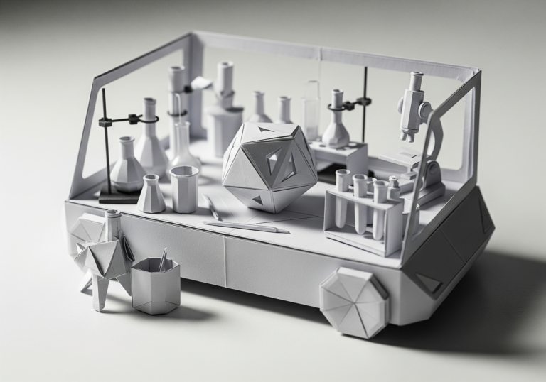 Origami chemistry lab discovery