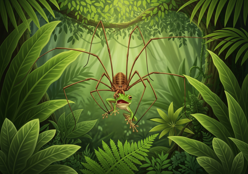Predator and Prey Encounter