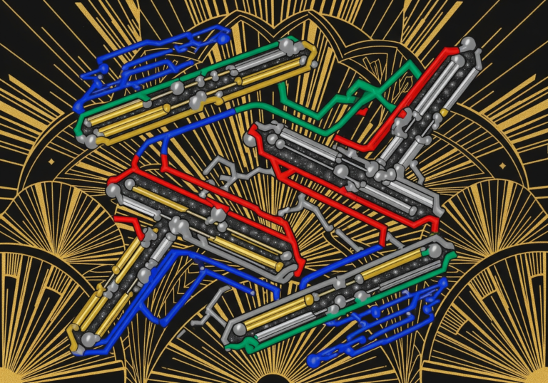 Quantum Architecture in Art Deco Form