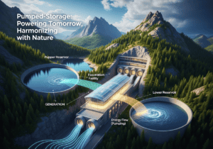 centrales hydroélectriques à stockage par pompage