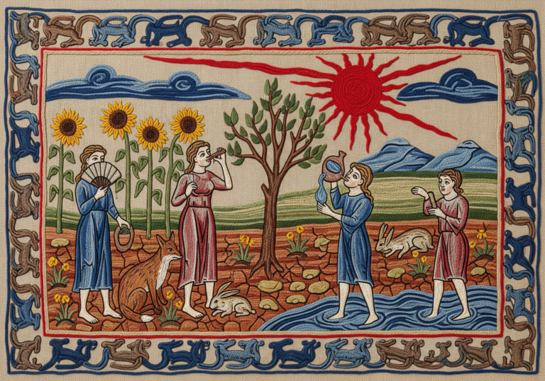 Heatwave's impact in embroidery