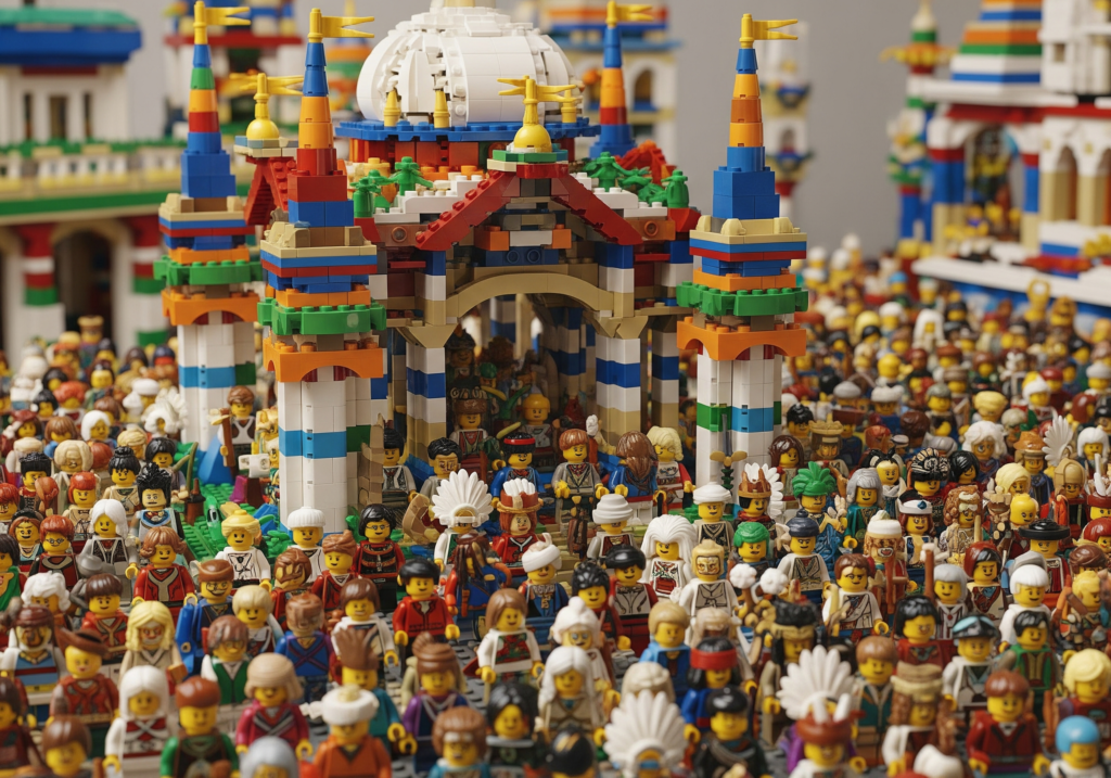 Lego Gathering at the Shrine