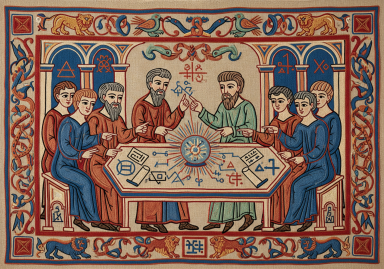 Mathematical Discovery Embroidered